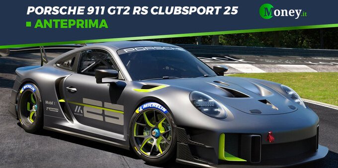 Porsche 911 GT2 RS Clubsport 25: foto, motore, prezzo