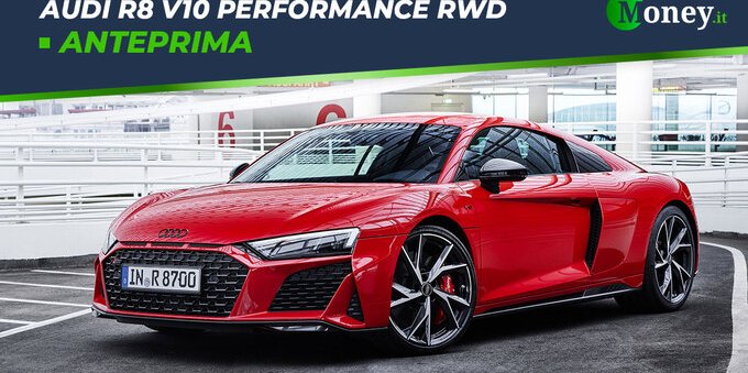 Audi R8 V10 performance RWD: motore, prestazioni, foto