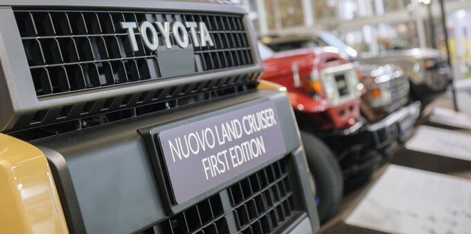 Toyota Land Cruiser 2024 alla fiera Auto e Moto d'Epoca