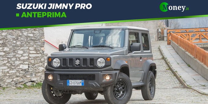 Suzuki Jimny Pro: prezzo, dotazione, motore, foto