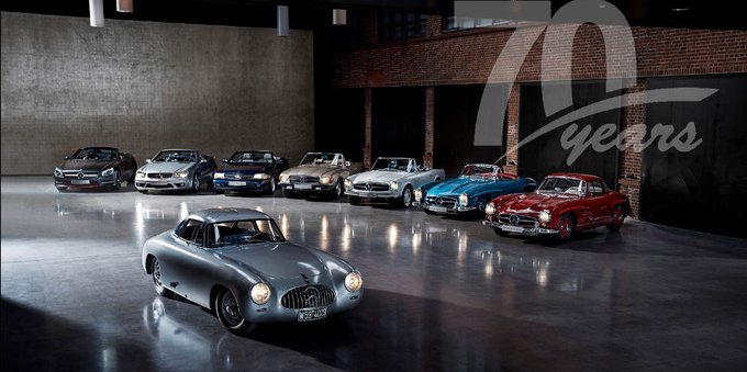 Mercedes-Benz: 70 anni di lusso senza limiti
