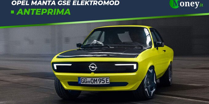 Opel Manta ElektroMOD: foto e caratteristiche 
