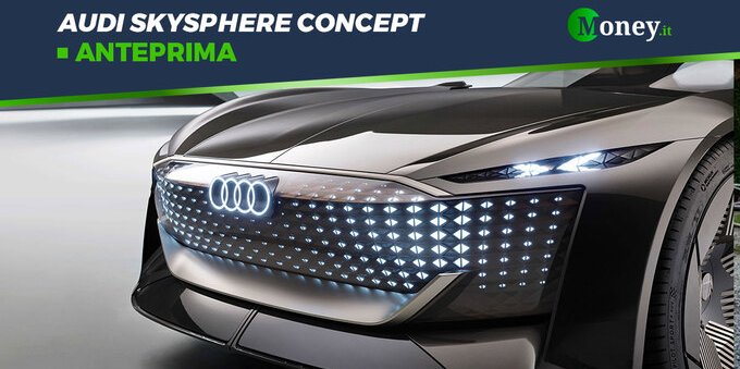 Audi skysphere concept: l'auto elettrica del futuro