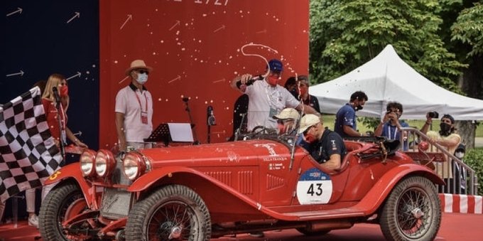 1000 Miglia 2023: vincono Vesco e Salvinelli su Alfa Romeo 1750