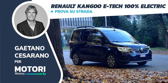 Nuova Renault Kangoo Electric: multispazio per famiglia e lavoro
