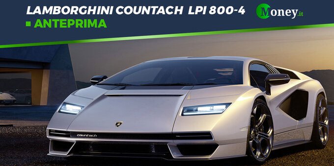 Lamborghini Countach LPI 800-4: foto, motore, prestazioni