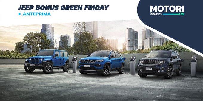 Jeep Bonus Green Friday: sino 7.000 euro di vantaggi