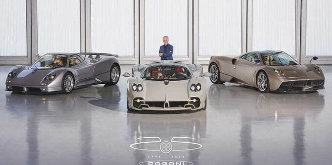 Pagani Automobili celebra il suo 25° anniversario alla Monterey Car Week 2023 