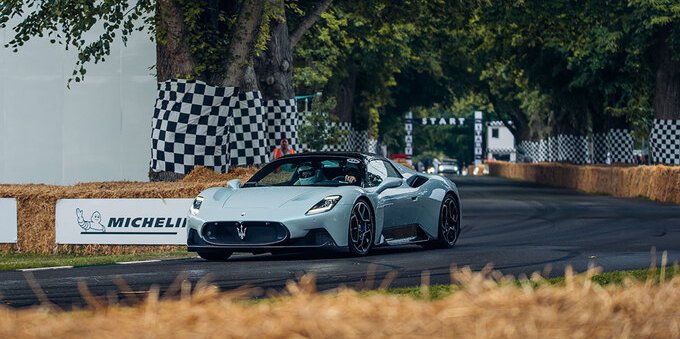 Maserati Grecale e MC20 Cielo al Goodwood Festival of Speed 2022