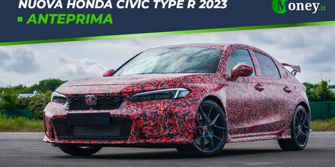 Nuova Honda Civic Type R 2023: prime foto ufficiali