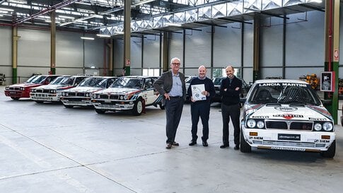 Certificata da Stellantis Heritage la Lancia Delta 4WD di Miki Biasion