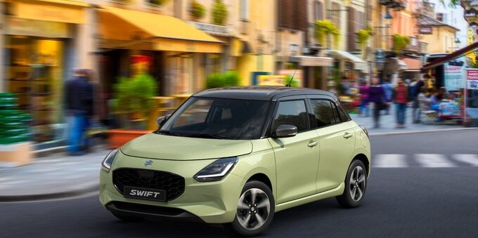 Nuova Suzuki Swift 2024: la quarta generazione è anche ibrida