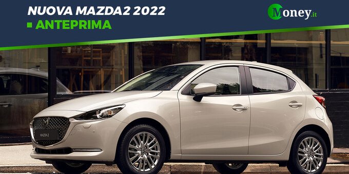 Nuova Mazda2 2022: motori, dotazione e foto