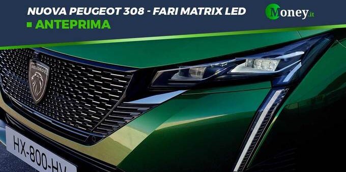 Nuova Peugeot 308: massima visibilità con i fari Matrix LED