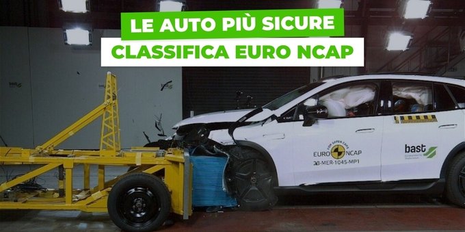 Le 14 auto più sicure nella classifica Euro NCAP: tutti i migliori modelli