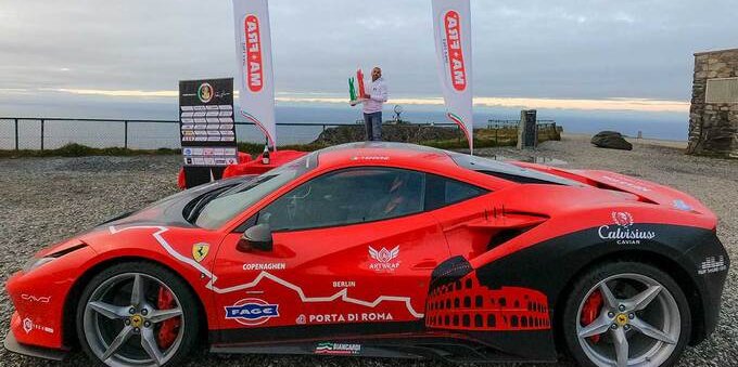 Ferrari Guinness World Record 2021: Fabio Barone vince la sfida con Google Maps 