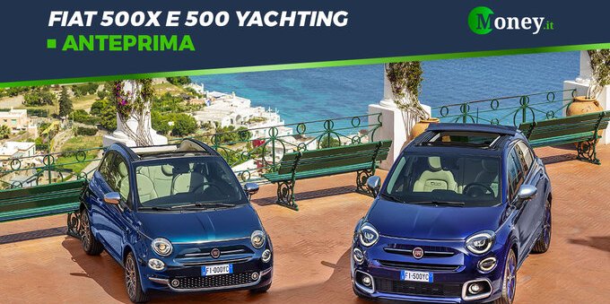 Fiat 500 e 500X: allestimento Yachting per berlina e SUV