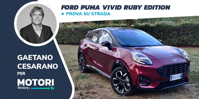 Ford Puma Vivid Ruby Edition: una serie speciale per il SUV ibrido